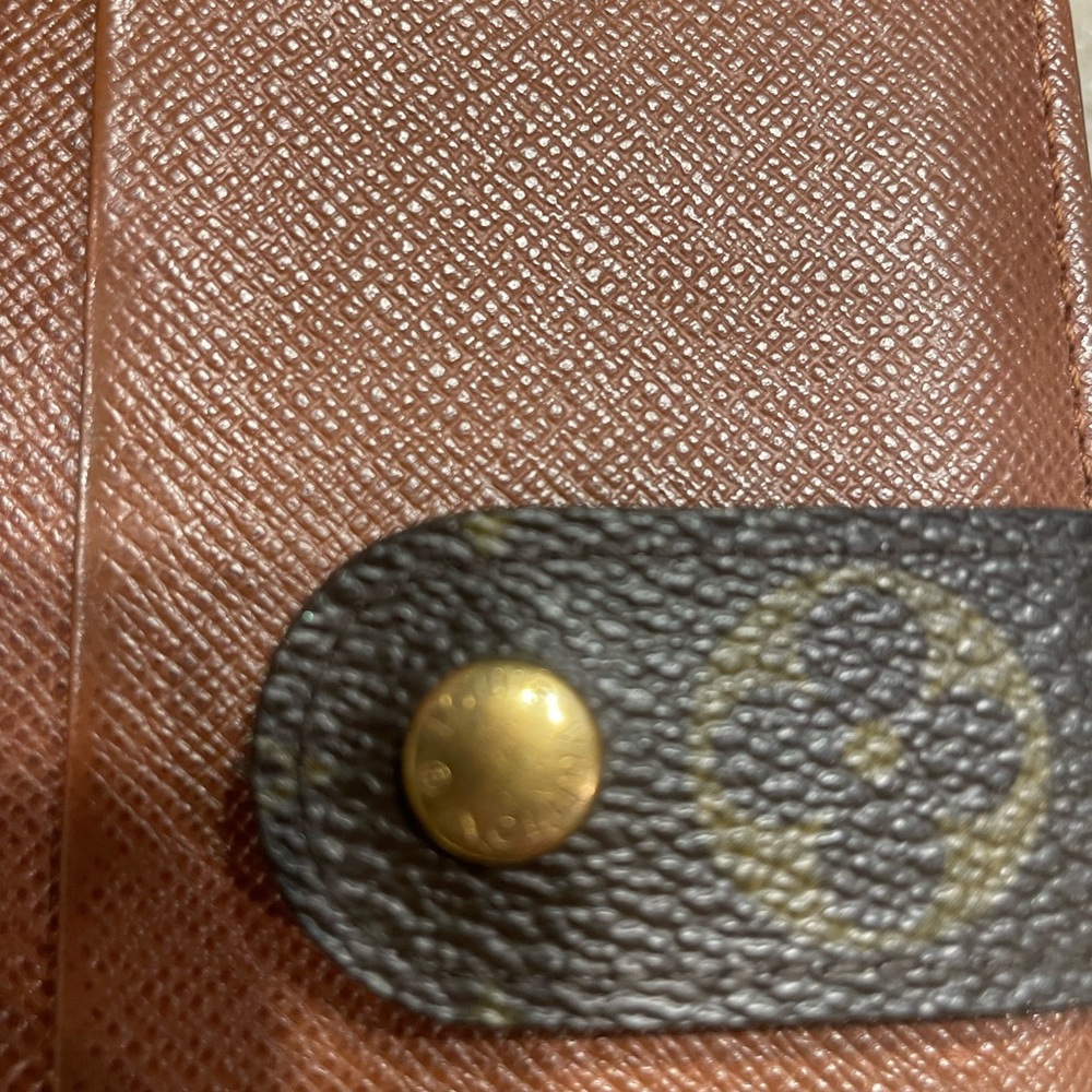 Monogrammed Brown Wallet - Picture 10 of 12